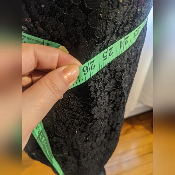 Black lace dress size Small - Picture 2 of 11